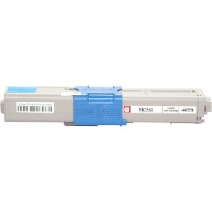 Тонер-картридж BASF OKI C510/511/530 Cyan 44469754 (KT-MC561C)