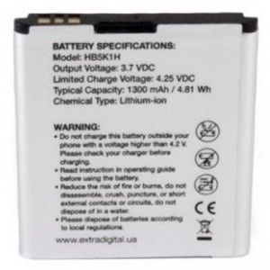 Акумуляторна батарея Extradigital Huawei HB5K1H 1300 mAh (BMH6436)