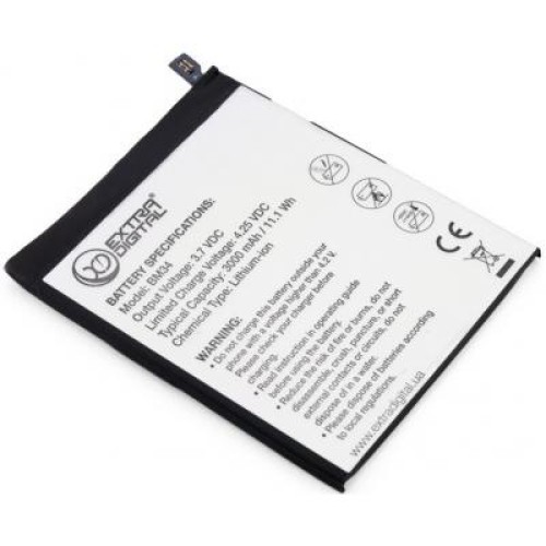 Аккумуляторная батарея Extradigital Xiaomi Mi Note Pro (BM34) 3000 mAh (BMX6442)