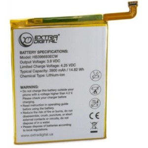 Акумуляторна батарея Extradigital Huawei Mate 8 3900 mAh (BMH6461)