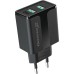 Зарядное устройство Grand-X CH-15T 5V 2.1A 2USB Black + cable USB -> Type-C (CH-15T)