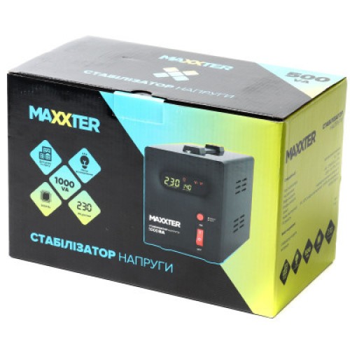Стабилизатор Maxxter MX-AVR-S1000-01