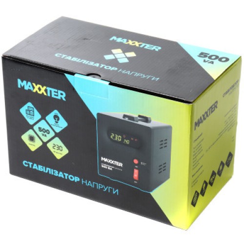 Стабилизатор Maxxter MX-AVR-S500-01