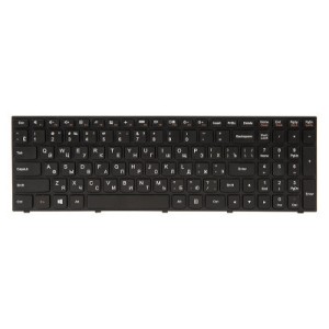 Клавіатура ноутбука PowerPlant Lenovo IdeaPad G50-30 черный, черный фрейм (KB311903)