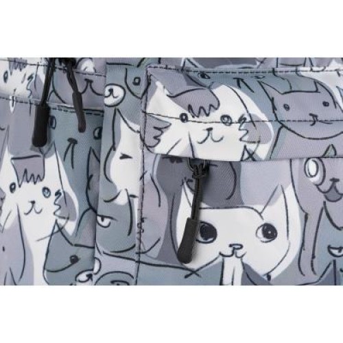 Рюкзак для ноутбука 2E 13" TeensPack Cats, grey (2E-BPT6114GC)