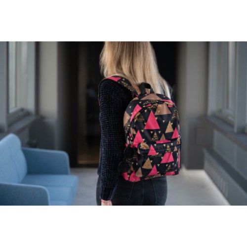 Рюкзак для ноутбука 2E 13" TeensPack Triangles, black (2E-BPT6114BK)