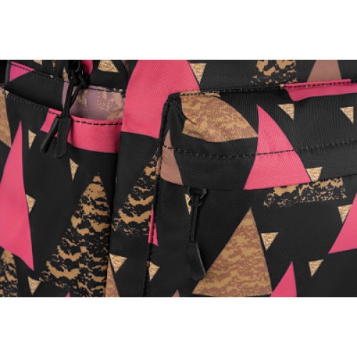 Рюкзак для ноутбука 2E 13" TeensPack Triangles, black (2E-BPT6114BK)