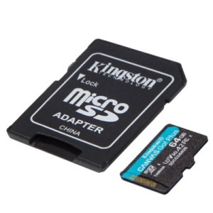 Карта пам'яті Kingston 64GB microSDXC class 10 UHS-I U3 A2 Canvas Go Plus (SDCG3/64GB)