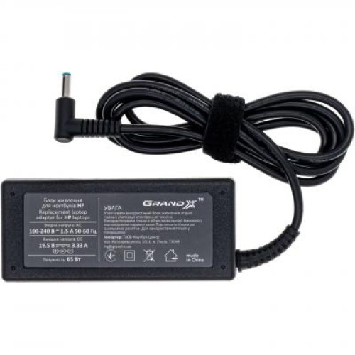 Блок питания к ноутбуку Grand-X HP/Compaq (18,5V 3,5A 65W) 7,4x5,0mm (HP65W50C) Блок питания к ноутбуку Grand-X HP/Compaq (18,5V 3,5A 65W) 7,4x5,0mm (HP65W50C)