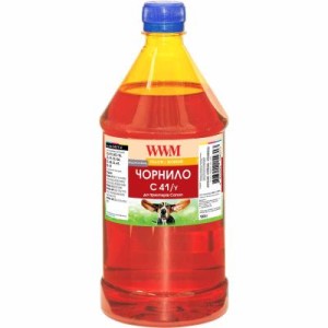 Чернила WWM Canon CL-41С/CL-51С/CLI-8Y 1000г Yellow (C41/Y-4)