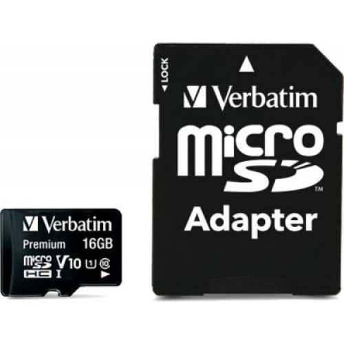 Карта памяти Verbatim 16GB microSDHC class 10 (MDAVR-10/G)