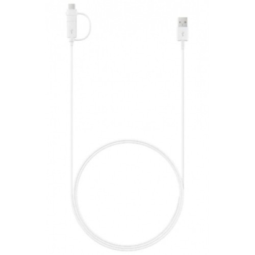 Дата кабель USB 2.0 AM to Type-C + Micro 5P 1.5m white Samsung (EP-DG930DWEGRU)