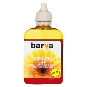 Чернила Barva HP GT52 100 мл YELLOW (HGT52-738)