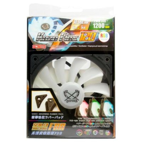 Кулер для корпуса Scythe Kaze Flex 120 mm RGB PWM (SU1225FD12MR-RHP)