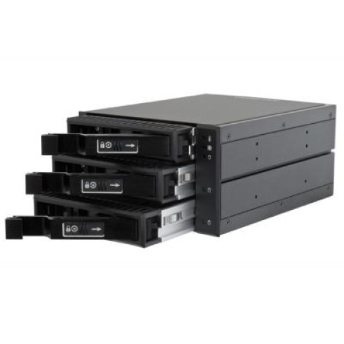 Бэкплейн Chieftec 2x5.25"/3x3.5" Hot-Swap Aluminium (CBP-2131SAS)