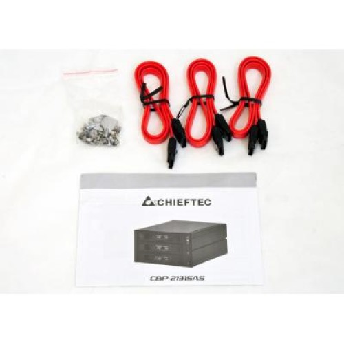 Бэкплейн Chieftec 2x5.25"/3x3.5" Hot-Swap Aluminium (CBP-2131SAS)