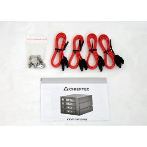 Бэкплейн Chieftec 3x5.25"/4x3.5" Hot-Swap Aluminium (CBP-3141SAS)