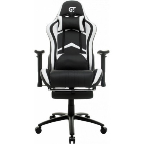 Кресло игровое GT Racer X-2534-F Black/White