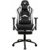 Кресло игровое GT Racer X-2534-F Black/White