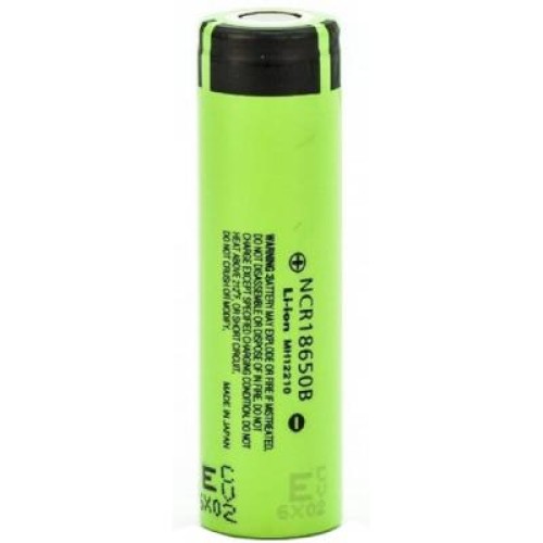 Аккумулятор 18650 3400mAh (FlatTop) * 1 Panasonic (NCR18650B / 00422)