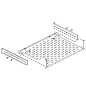 Крепление для 19" оборудования Conteg удерживатель 19" полок DP-PO-XXX (DP-PO-PD-H)