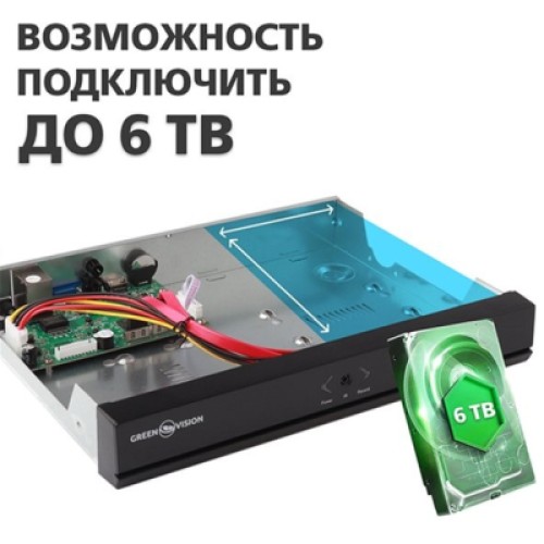 Регистратор для видеонаблюдения Greenvision GV-N-S002/32