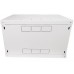 Шкаф настенный Eserver 4U 19" 600х350х284 (Ш*Г*В), сктекло, серая (ES-Е435G)
