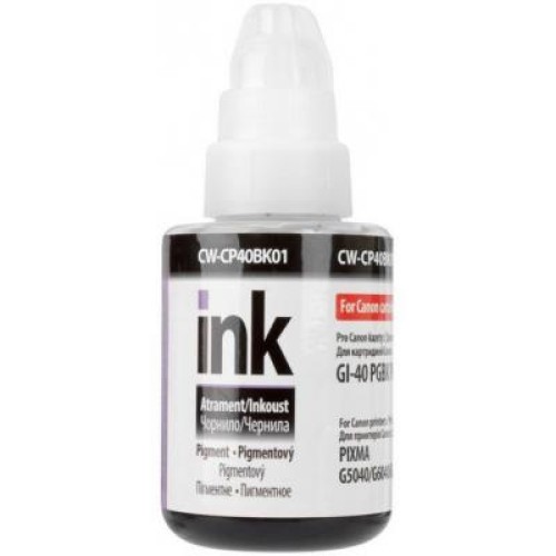 Чернила ColorWay Canon GI-40 135мл Pigment Black (CW-CP40BK01)