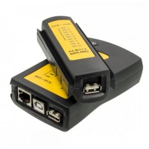 Тестер кабельный RJ-45 + USB Merlion (NSHL468U)