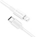 Дата кабель USB-C to Lightning 1.0m 3A white ColorWay (CW-CBPDCL032-WH)