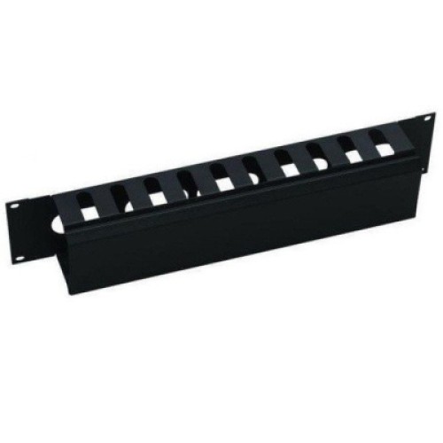 Кабельный организатор 19" 1U гребенка, RAL 9005 Mirsan (MR.OKK1U19.01)
