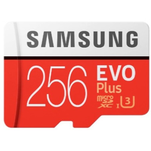 Карта памяти Samsung 256GB microSDXC class 10 UHS-I U3 Evo Plus V2 (MB-MC256HA/RU) Карта памяти Samsung 256GB microSDXC class 10 UHS-I U3 Evo Plus V2 (MB-MC256HA/RU)