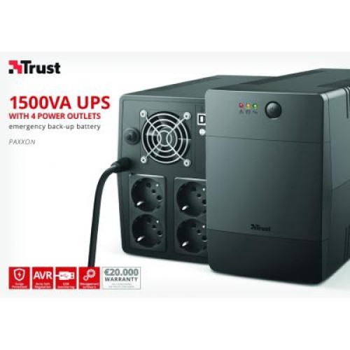Источник бесперебойного питания Trust Paxxon 1500VA (23505_TRUST)