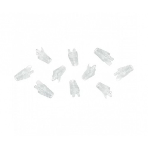 Колпачок коннектора RJ-45 TRANSPARENT Cat.5/Cat.6 (100 шт/уп.) Merlion (CPRJ45ML-TR-CAT5/6)