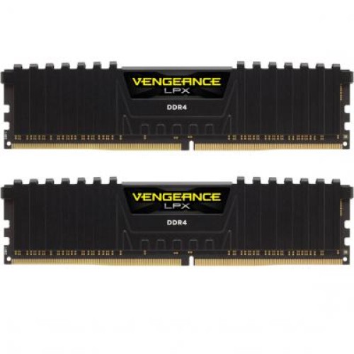 Модуль памяти для компьютера DDR4 32GB (2x16GB) 3200 MHz Vengeance LPX Black Corsair (CMK32GX4M2E3200C16)