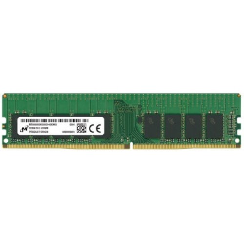 Модуль памяти для сервера DDR4 16GB ECC UDIMM 2666MHz 2Rx8 1.2V CL19 Micron (MTA18ASF2G72AZ-2G6E2)
