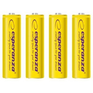 Аккумулятор Esperanza AA 2000mAh Ni-MH * 4 yellow (EZA104Y)