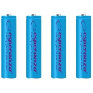 Аккумулятор Esperanza AAA 1000mAh Ni-MH * 4 blue (EZA102B)