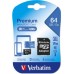 Карта памяти Verbatim 64GB microSDHC Class 10 (44084)