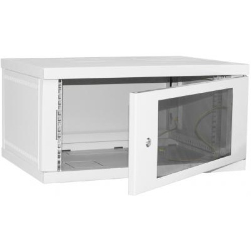 Шкаф настенный Ipcom 6U, 600*600, RAL7035 (СН-6U-060х060-ДС-7035)