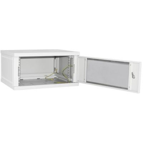 Шкаф настенный Ipcom 6U, 600*600, RAL7035 (СН-6U-060х060-ДС-7035)