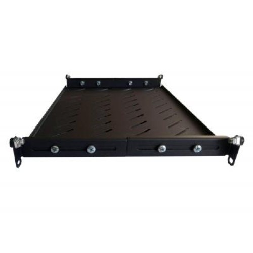 Полка 19" Hypernet 1U глуб. 400мм, в шкафы глубиной 600мм, цвет черный (U-FS-60-BLACK)