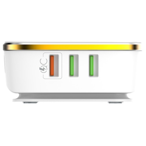 Зарядное устройство ColorWay 6USB (1QC3.0 + 5 AUTO ID) 7A (35W) white (CW-CHS019Q-WT)