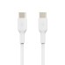 Дата кабель USB-С - USB-С, PVC, 1m, white Belkin (CAB003BT1MWH)