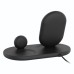 Зарядное устройство Belkin 3-in-1 Wireless Pad/Stand/Apple Watch, black (WIZ001VFBK)
