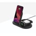Зарядное устройство Belkin 3-in-1 Wireless Pad/Stand/Apple Watch, black (WIZ001VFBK)