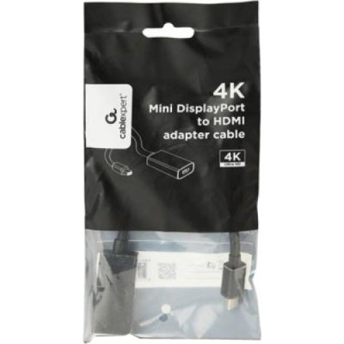 Переходник Mini DisplayPort to HDMI Cablexpert (A-mDPM-HDMIF4K-01)