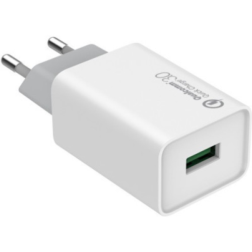 Зарядное устройство ColorWay 1USB Quick Charge 3.0 (18W) (CW-CHS013Q-WT)