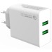 Зарядное устройство ColorWay 2USB Quick Charge 3.0 (36W) (CW-CHS017Q-WT)
