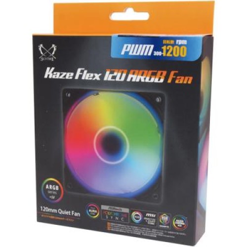 Кулер для корпуса Scythe Kaze Flex 120 mm ARGB PWM (KF1225FD12AR-P)